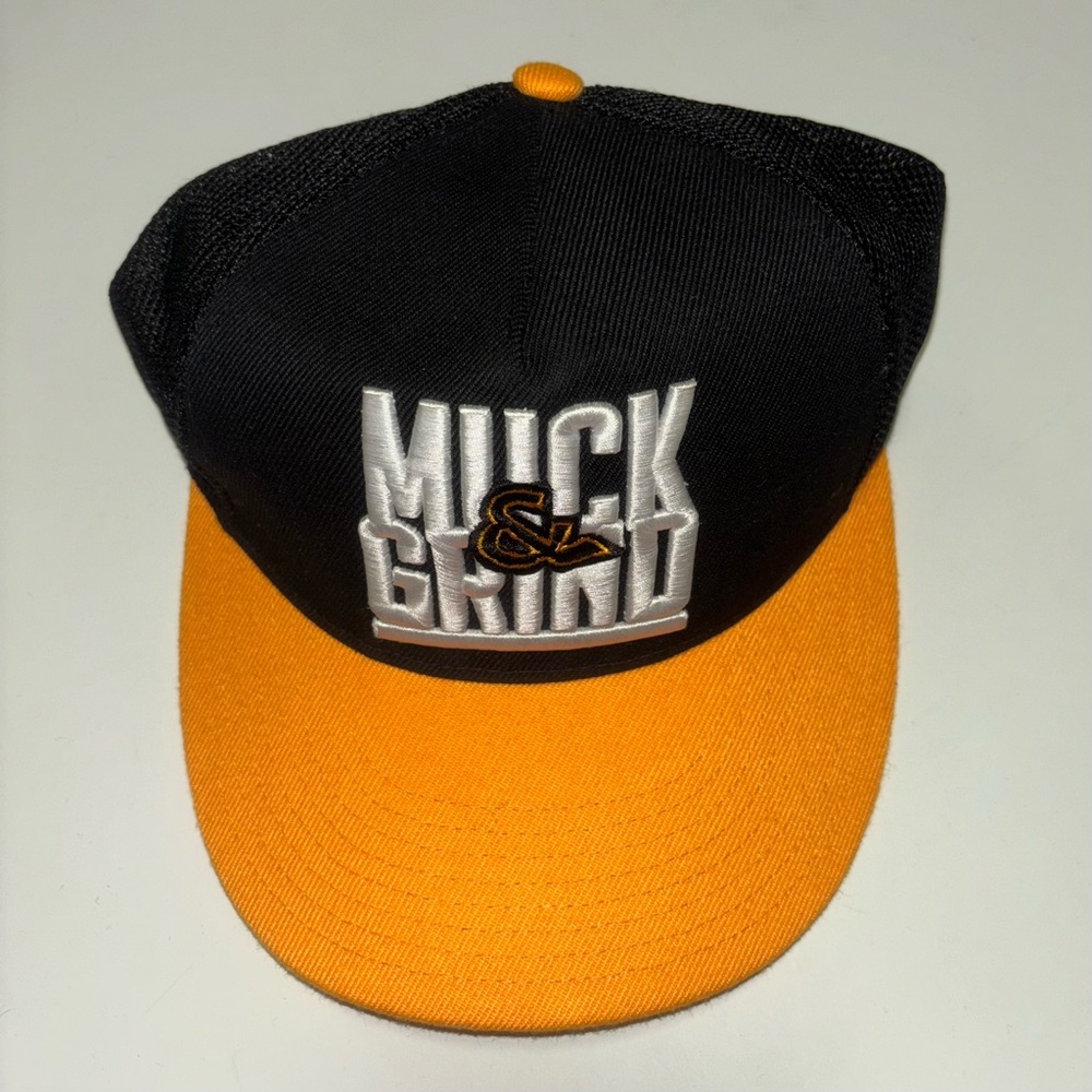 Gongshow Muck & Grind Black and Orange Hockey Cap